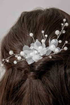 Kleiner Braut Haarkamm mit Verzierung