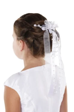 Kommunion Gesteck mit Haarkamm