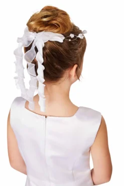 Kommunion Rundkranz, Haarschmuck mit Blüten