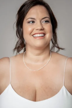 Kurze Halskette mit Süßwasserperlen – Pearl Necklace