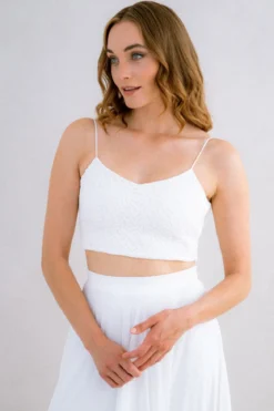 Kurzes Spitzentop – Aveline noni