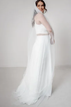Langer, verzierter Schleier | The Perfect Bridal Company