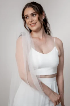 Langer, verzierter Schleier | The Perfect Bridal Company