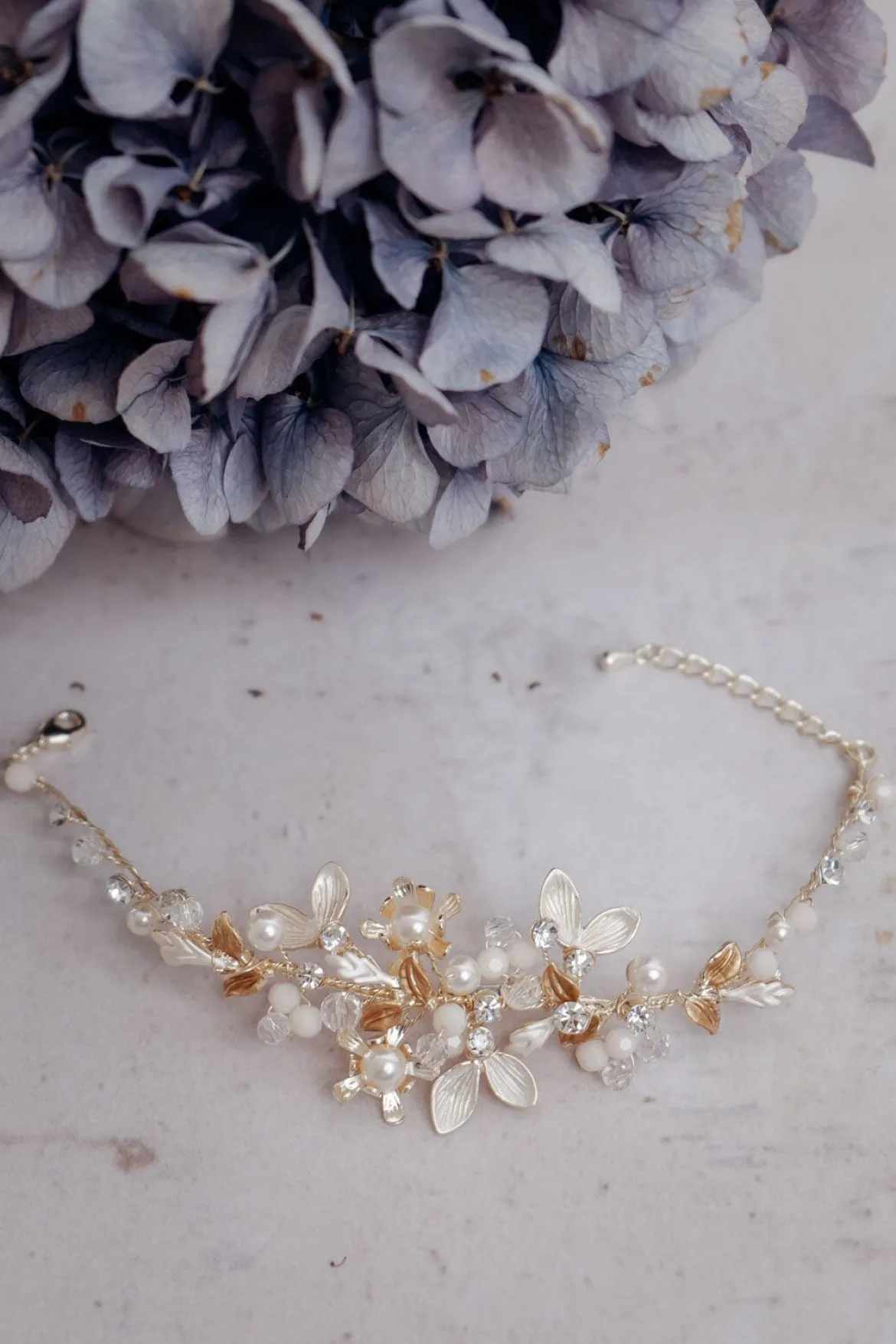 Mehrfarbiges Braut Armband mit Perlen und Strass