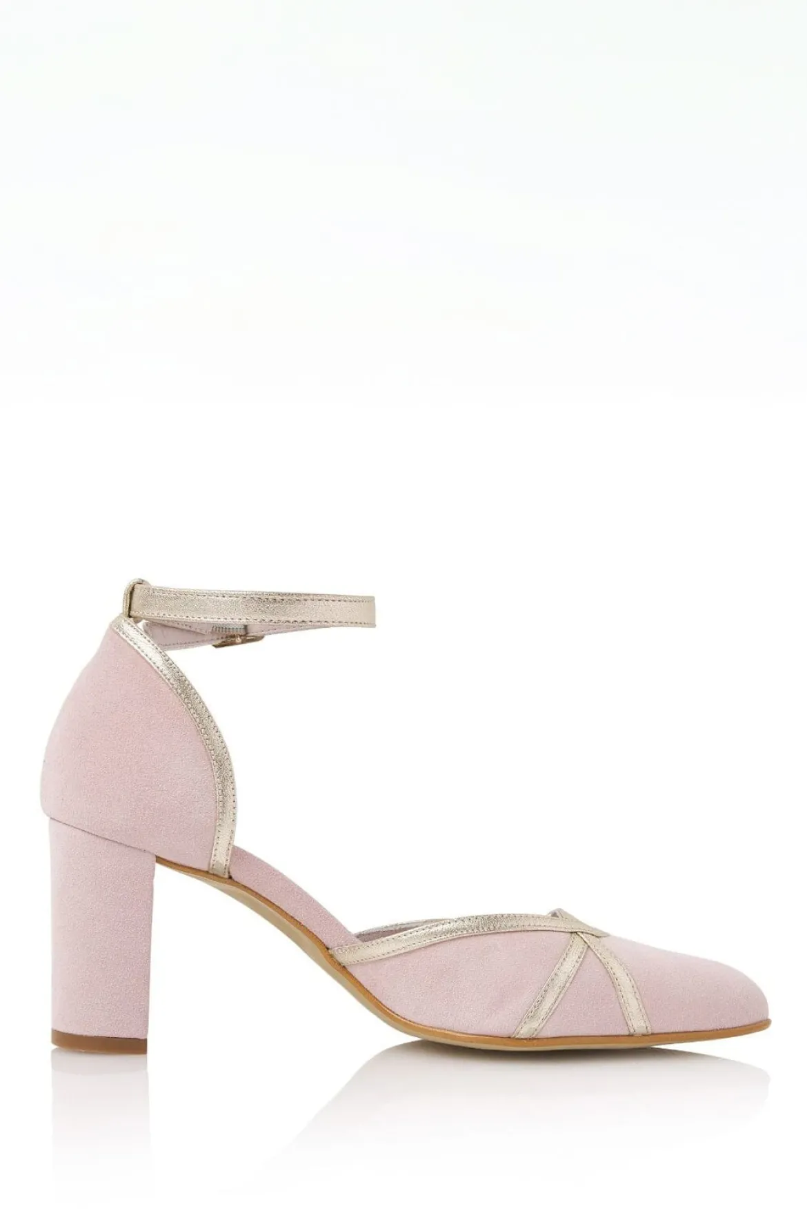 Pastellfarbene Brautschuhe – Nowi Powder Pink Suede