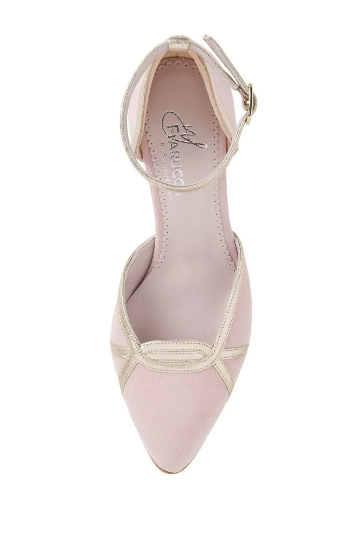 Pastellfarbene Brautschuhe – Nowi Powder Pink Suede
