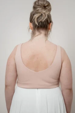 Plus Size Unterziehtop – Majvi Rosé noni Curvy