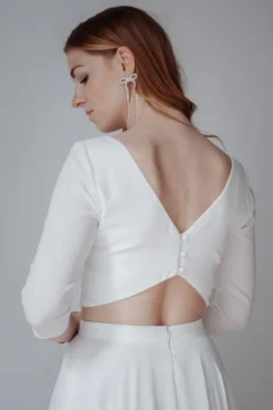 Puristisches Braut Top mit Rückendetails – Ona noni by you
