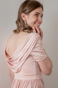 Rosafarbenes Brautjungfernkleid | Eliza & Ethan