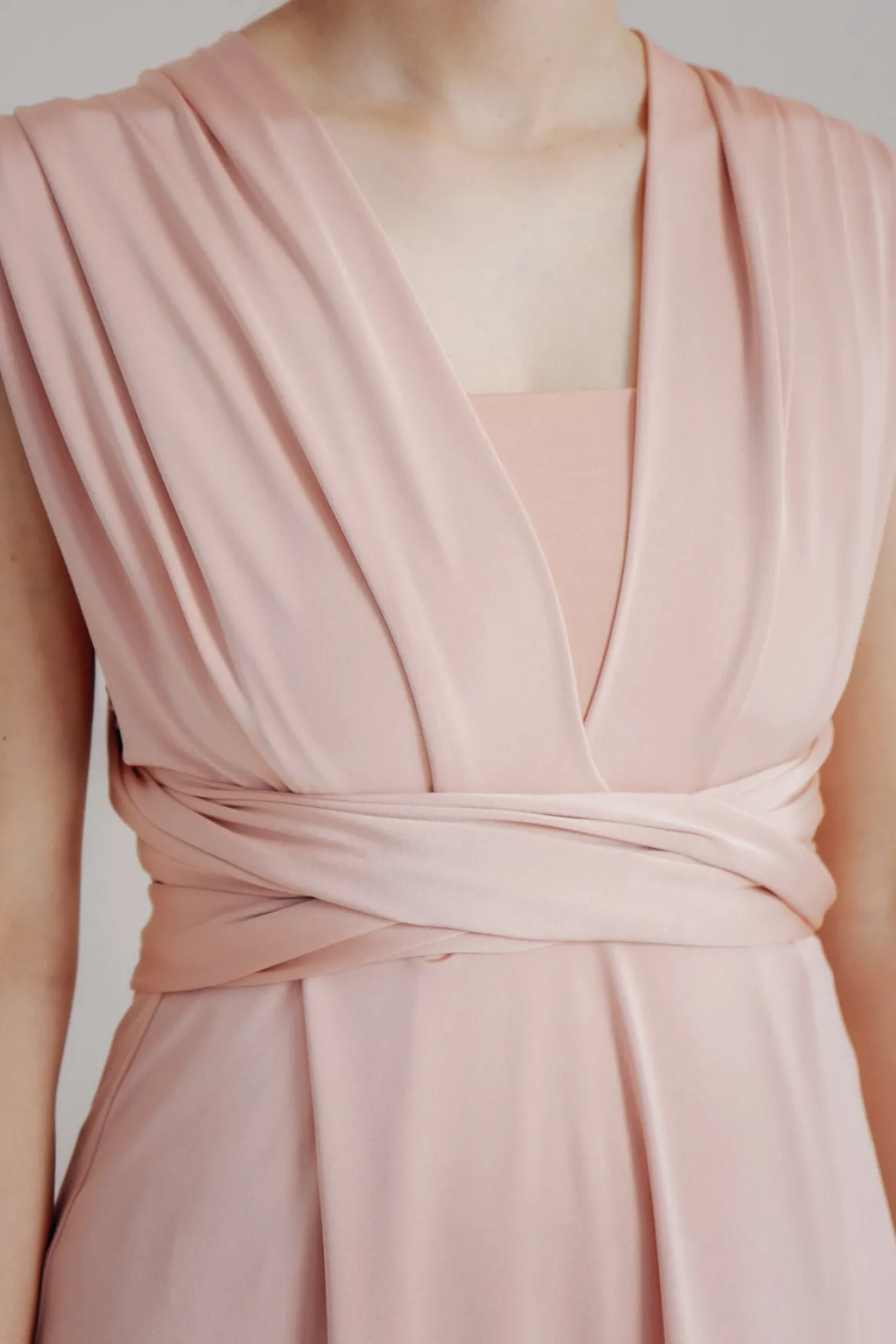 Rosafarbenes Unterziehtop – Long Jersey Bandeau Blush Twobirds