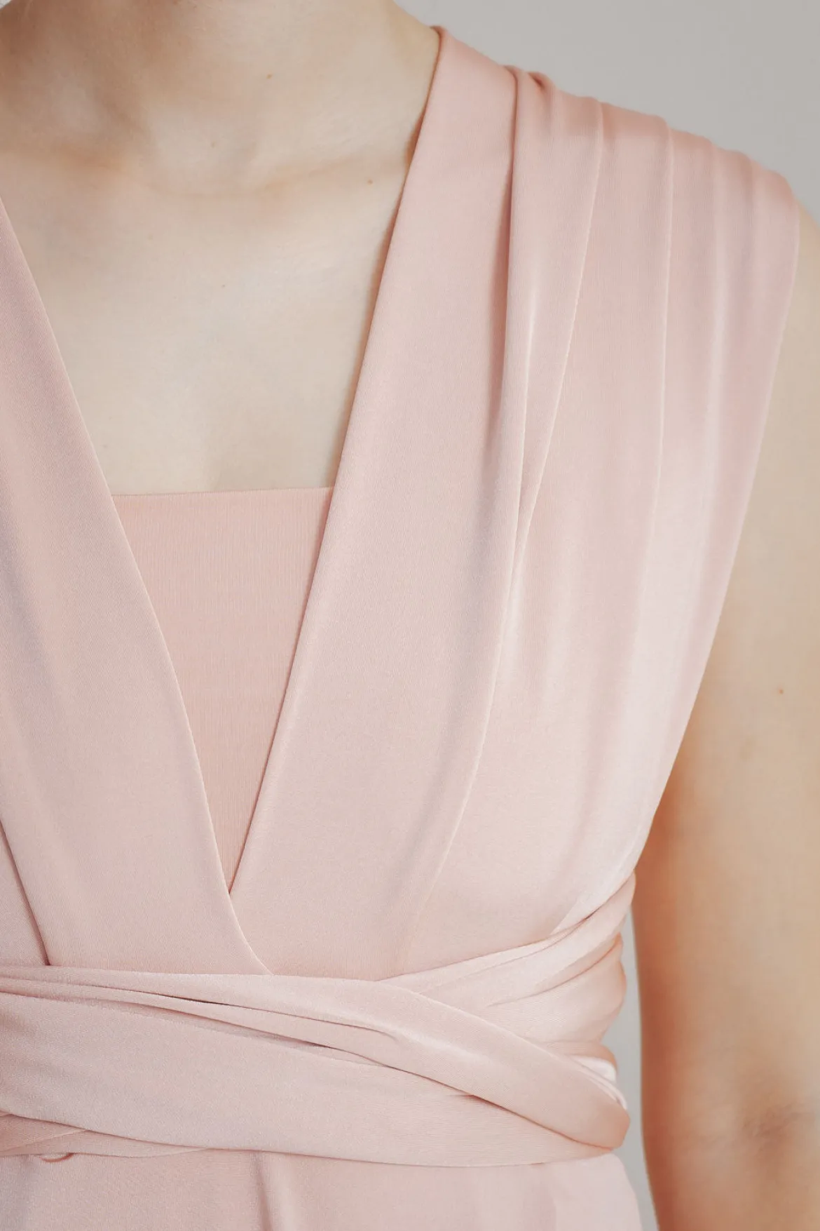 Rosafarbenes Unterziehtop – Long Jersey Bandeau Blush Twobirds