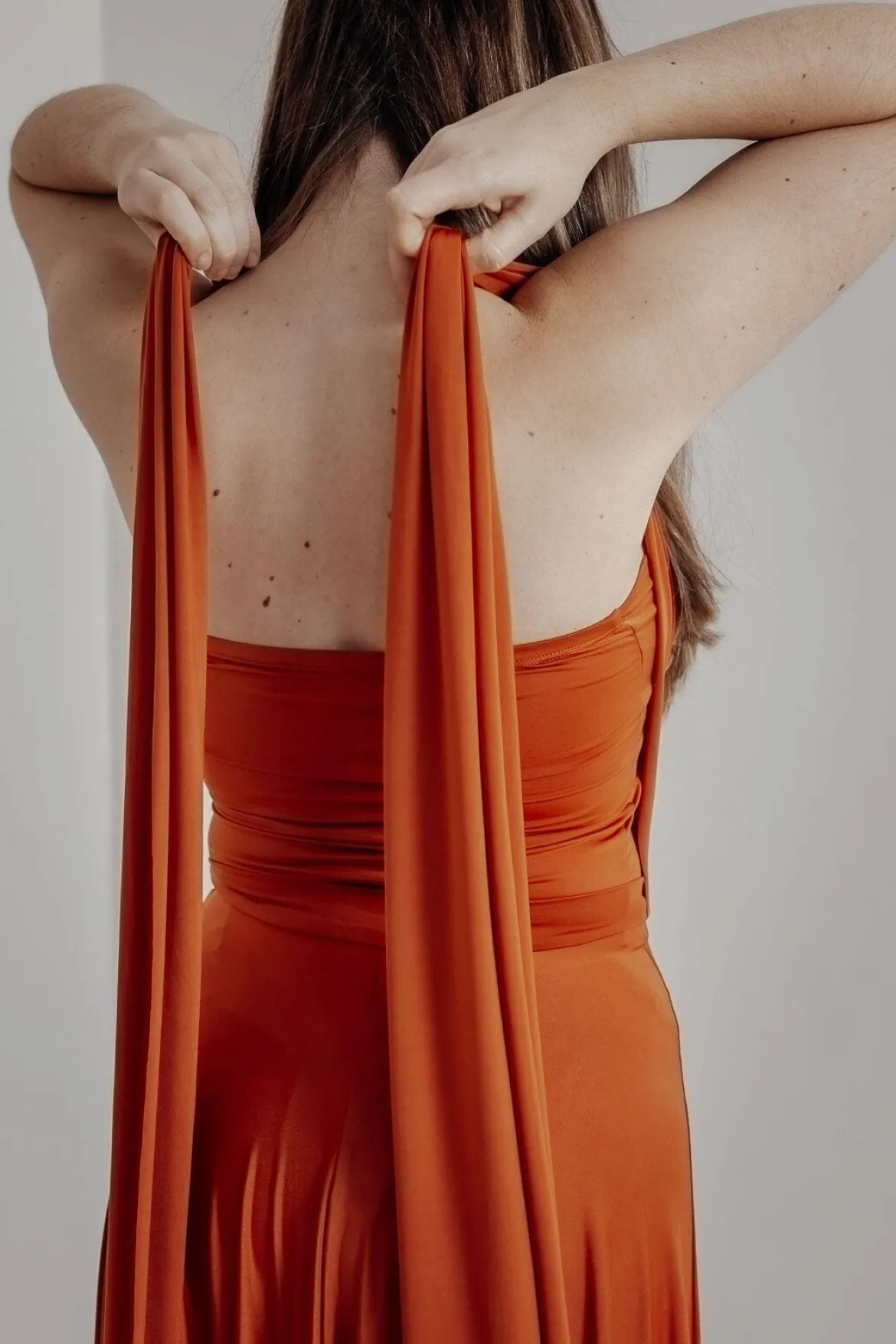 Rostrotes Tube-Top – Long Jersey Bandeau Rust Twobirds