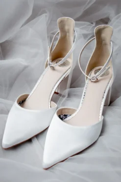 Satin-Brautschuhe in Ivory – Liberty | The Perfect Bridal Company