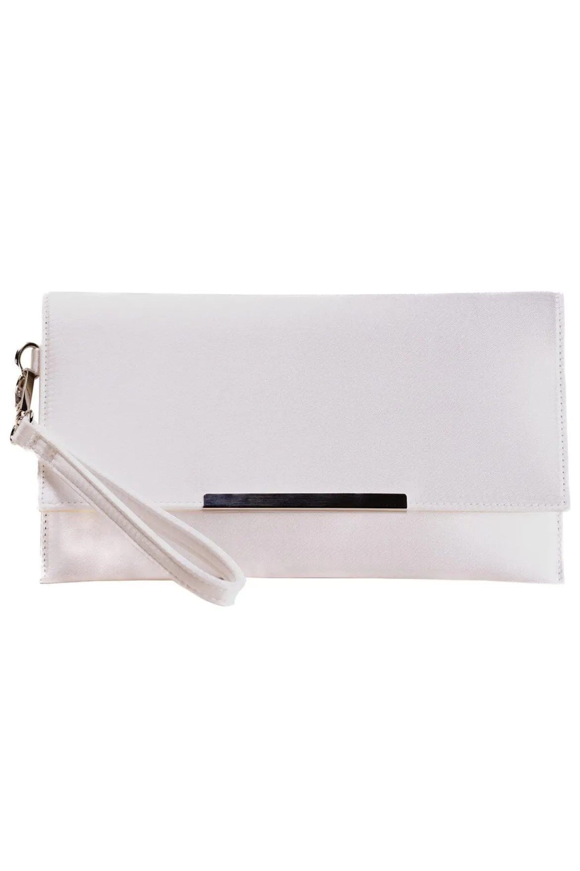 Satin Clutch – Kayla Ivory Dyeable | The Perfect Bridal Company