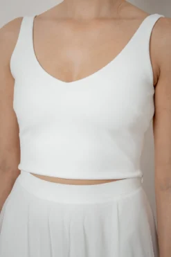 Schlichtes Braut Top – Ilvy noni