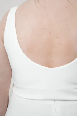 Schlichtes Braut Top – Majvi Ivory noni Curvy