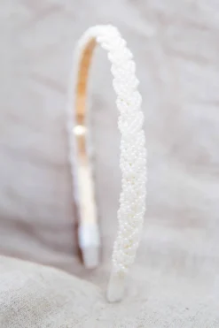 Schmaler Perlen-Haarreif | The Perfect Bridal Company