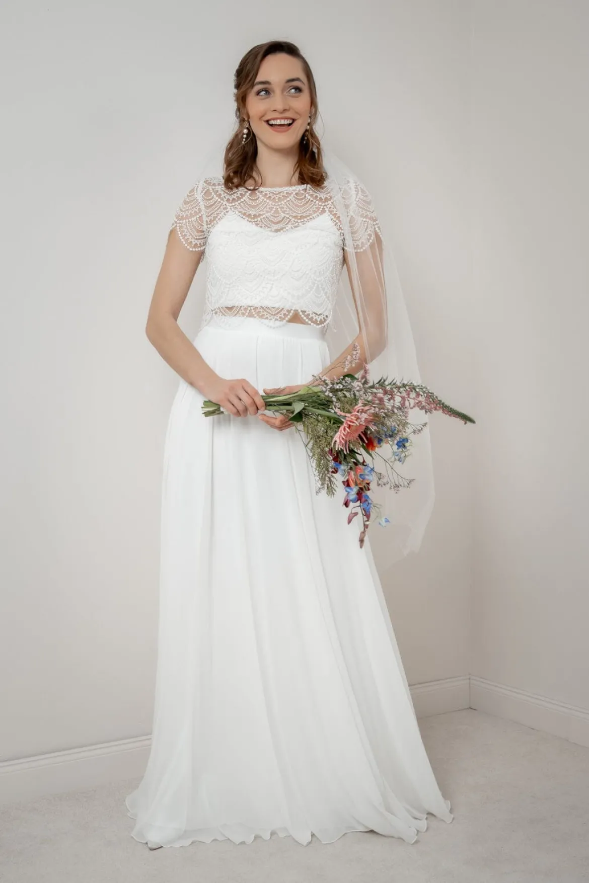 Schwingender Maxi-Chiffonrock – Mireya noni