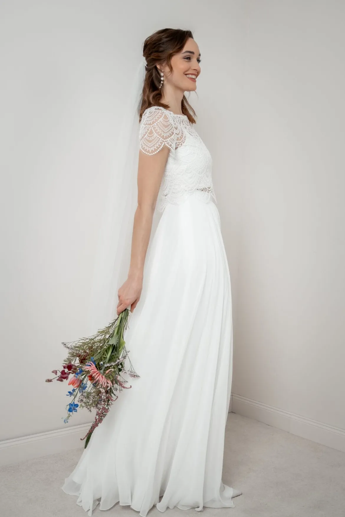 Schwingender Maxi-Chiffonrock – Mireya noni