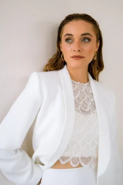 Showroom Only: Blazer in Ivory – Aira noni Selected