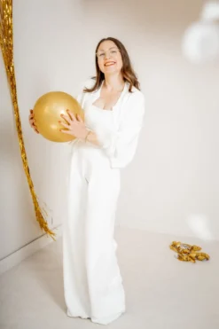 Showroom Only: Braut Bomberjacke in Ivory – Majla uni noni