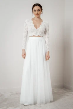 Showroom Only: Braut Rock in Ivory aus Softtüll – Christy noni Selected