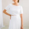 Showroom Only: Crêpe Braut Top – Amariel noni Selected