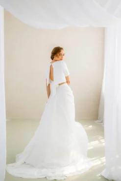 Showroom Only: Crêpe Braut Top – Amariel noni Selected