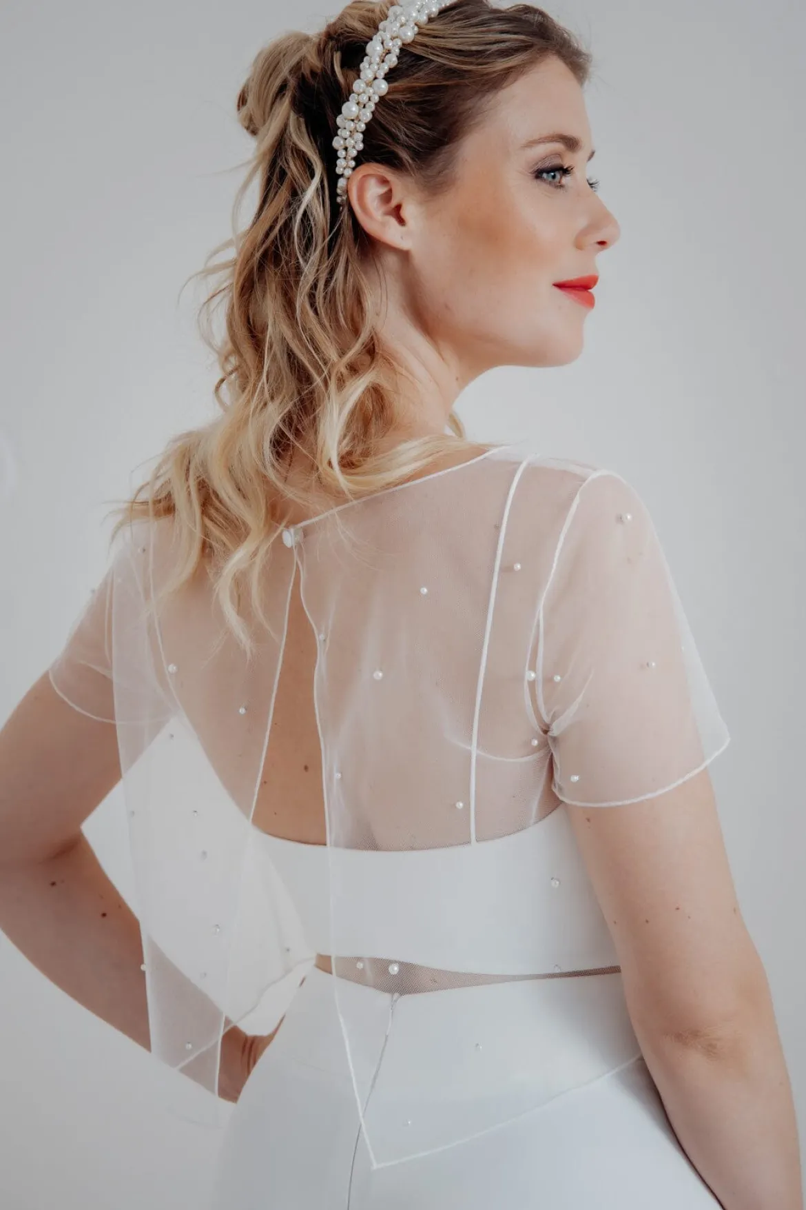 Showroom Only: Perlen-Braut Top – Rubia noni Selected
