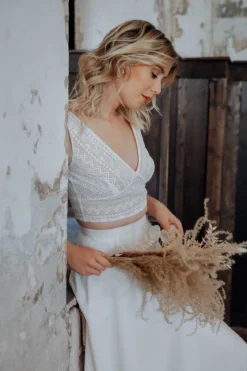 Showroom Only: Ärmelloses Top mit tiefem Ausschnitt – Jala noni Selected
