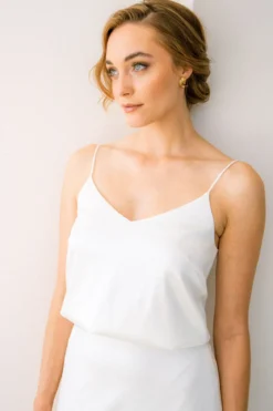 Showroom Only: Satin Braut Top – Minoa noni Selected