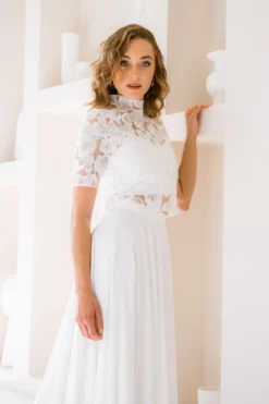Showroom Only: Stehkragentop – Cales noni Selected