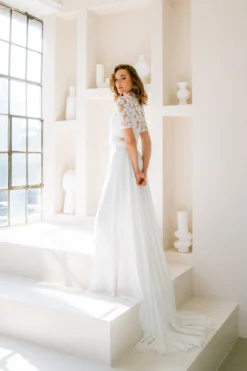 Showroom Only: Stehkragentop – Cales noni Selected