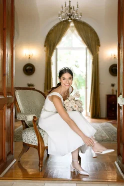 Spitze Brautschuhe – Inez Ivory Satin | G.Westerleigh