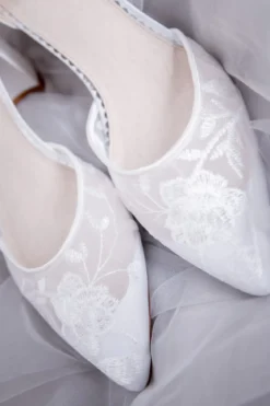 Spitze Brautschuhe – Milan Ivory Lace | The Perfect Bridal Company