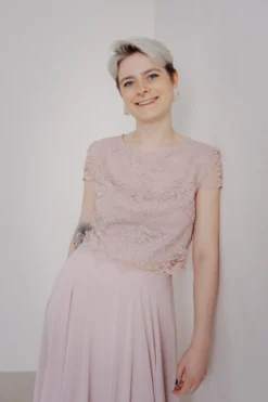 Spitzen-Top – Lilja Rosé Sanna Lindström