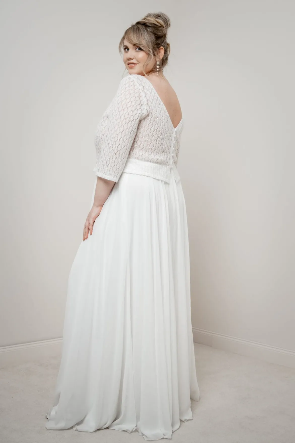 Strick-Braut Top – Haldis noni Curvy