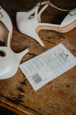 Transparente Absatzfolie für High Heels und Brautschuhe