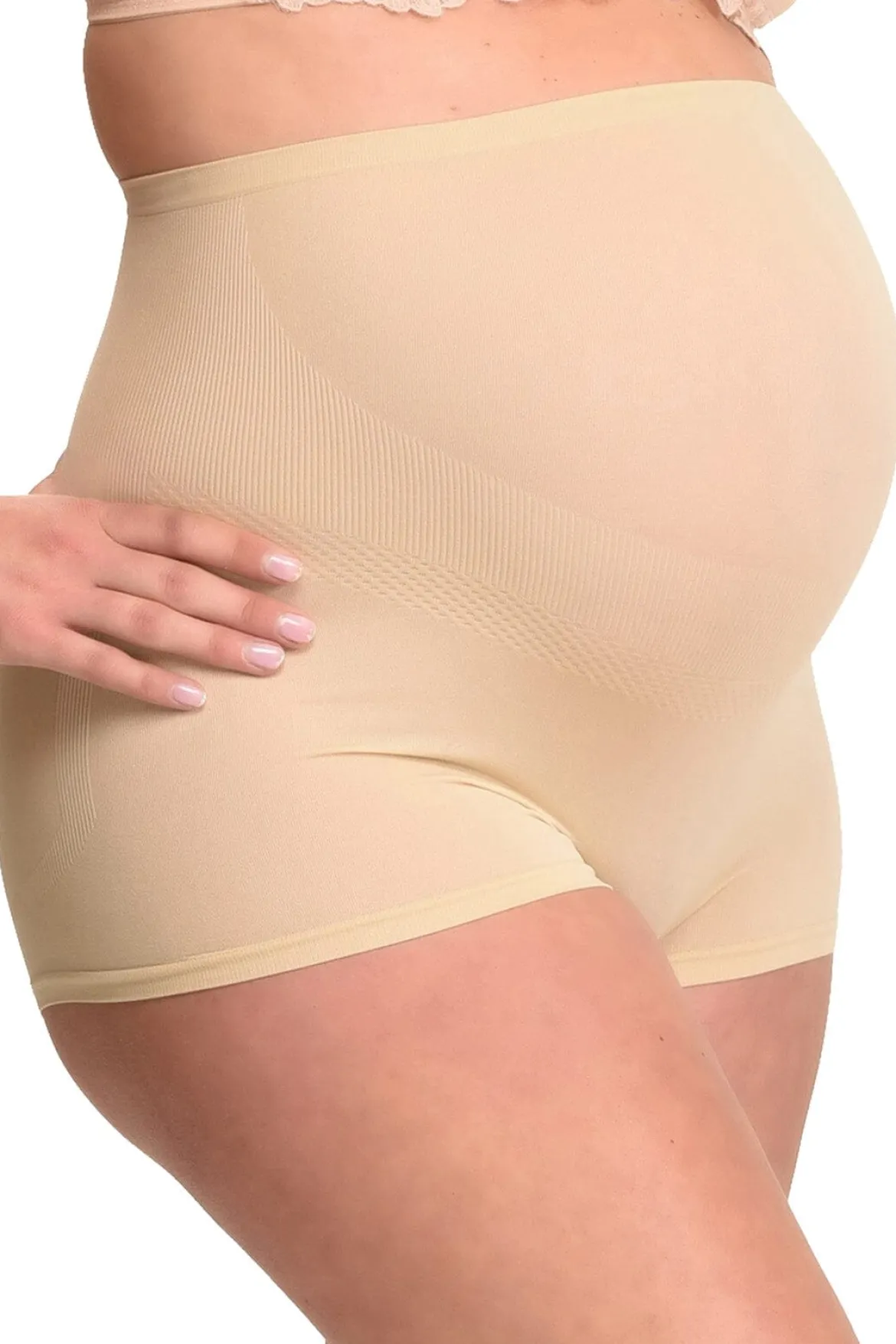 Umstands-Boxer Shorts in Beige – Mamsy