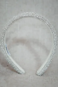 Verzierter Haarreif – Crystal White | Weat