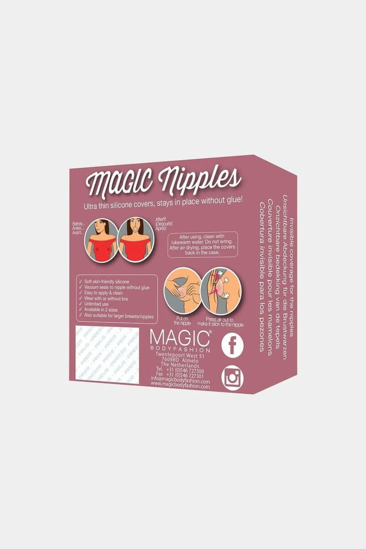Weiche Brustpads in Beige – Magic Nipples Latte