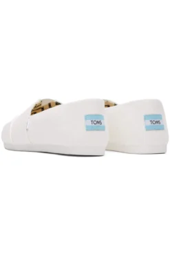 Weiße Espadrilles aus recycelter Baumwolle – TOMS Alpargata
