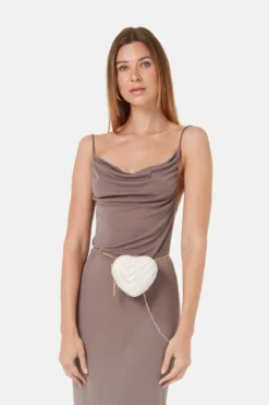 Weiße Herztasche – Mini Heart Bag Coconut | Weat