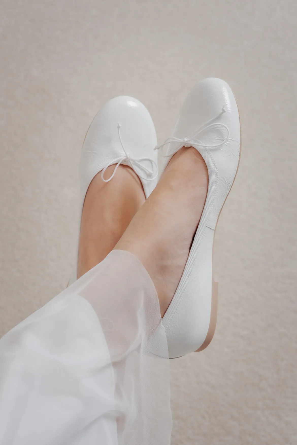 Weisse Ballerinas - NICOLE Douce Blanco Pretty Ballerinas